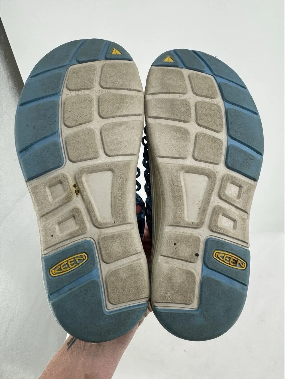 Keen sandals womens 8 uneek braided outdoor hiking trail camping closed toe